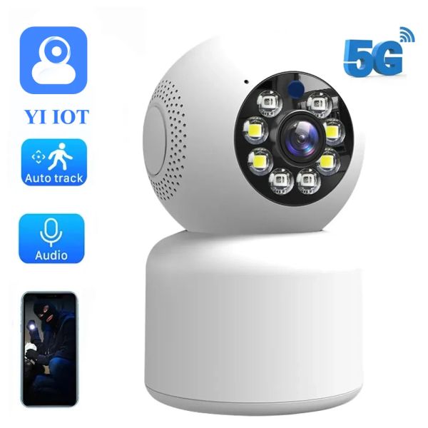 Telecamere YI IoT 5G 2.4G Camera IP WiFi 3MP CAMERA Sicurezza domestica Sorveglianza Camera Colore Visione Night Vision CCTV Camera da CCTV Monitoraggio per bambini interno
