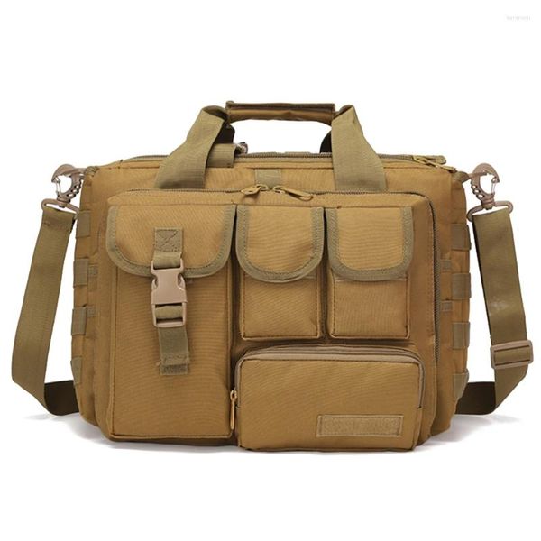 Duffel Bags Bolsa de Mensageiro Tático Multi-Pockets Militar ombro Molle Molle Molle para Casal de Escalada de Hunting
