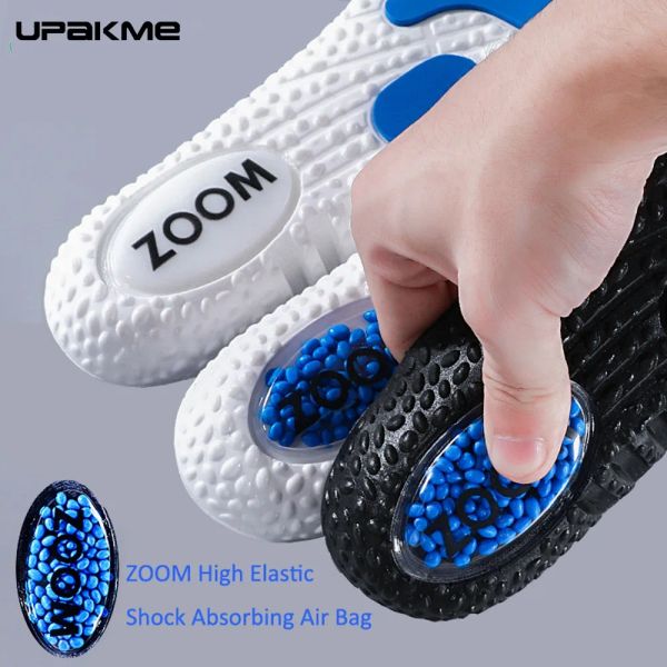 Accessoires Upakme Sneakers Air Kissen Einlegesole PU Memory Foam Sports unterstützt Einsätze Popcorn orthopädische Schuhe Pads für Füße Männer Frauen Pads Pads