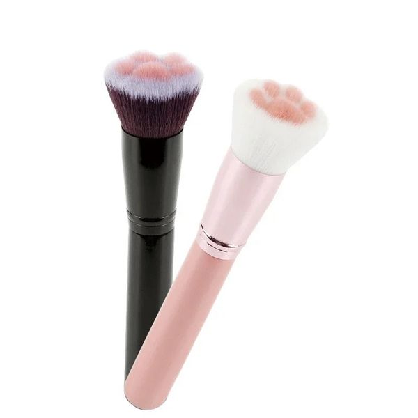 NEU 2024 Katzenklauenform Make -up Pinsel Cute Pulver Pinsel Kosmetik Foundation Pulver Blushadow Concealer Pinsel Beauty Tool - für Katze -