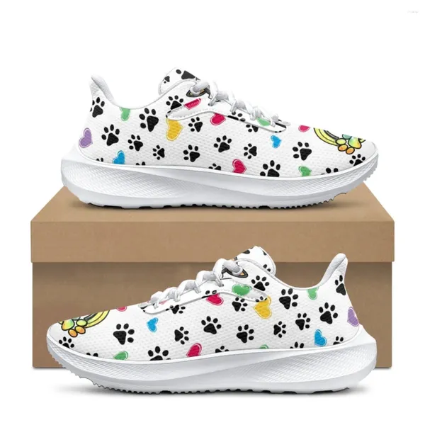 Sapatos casuais Pet Groomer Dog Pattern Sneakers 2024 Fashion Girls Girls Flats leves calçados Zapatillas Hombre