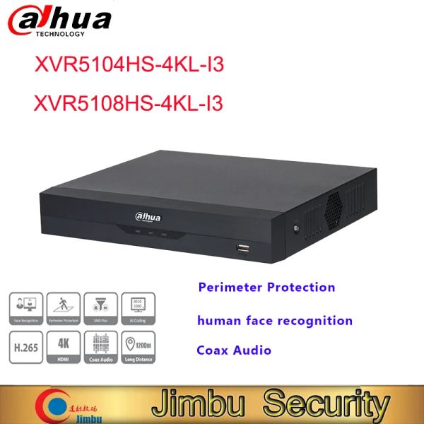 Регистратор Dahua DVR XVR XVR5104HS4KLI3 XVR5108HS4KLI3 4CH/8CH 4K COMPACT WIZSENS