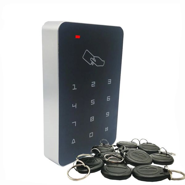 Kits 125kHz Controle de acesso RFID High Segurança RFID Proximidade Entrada Bloqueio Porta Acesso Sistema de controle 1000 Controlador de porta do teclado do usuário