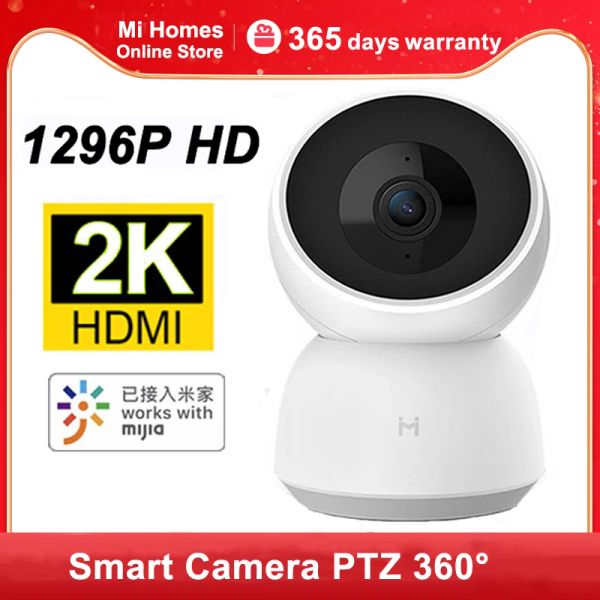 Câmera inteligente de câmeras 2k 1296p HD 1080p 360 ângulo wifi noturno de webcam videocamograpela IP Câmera de segurança de bebê interno Monitoramento de segurança para Xiaomi