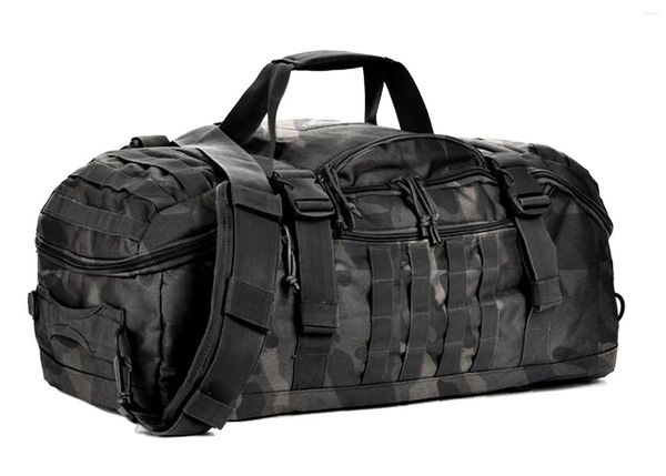 Duffel Bags Gym Bag Duffing Backpack - Viagem Weekender for Men Women Workout Sports Military Sports Imper impermeável resistente a lágrimas