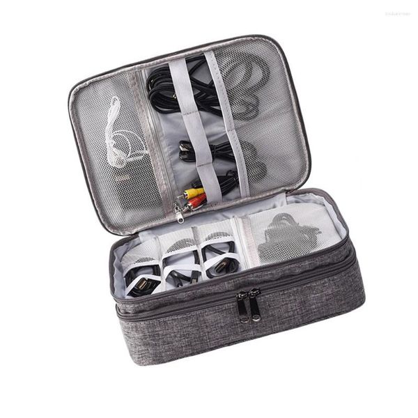 Stume di stoccaggio 3 strati U disco Puch Puch Electronics Accessori Organizzatore di trasporto Travel Case Small Small