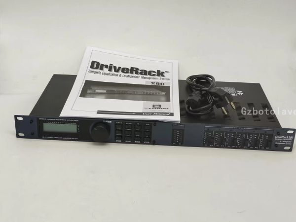 Amplificador Driverack 260 Equipador de sistema de som profissional 3 em 6 em 6 Out Multifuncional Digital Audio Processor