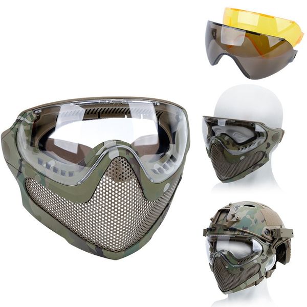 Hersteller Direktvertriebsleiter Mask Dual Mode Tactical Equipment Upgrade Stahlnetzversion Upgrade