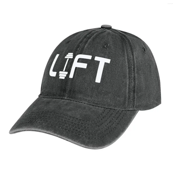 Berets Gym Design Lift Lift Lift LizeLifting Pucling Iron Cowboy Hat Western Hood Women Men's