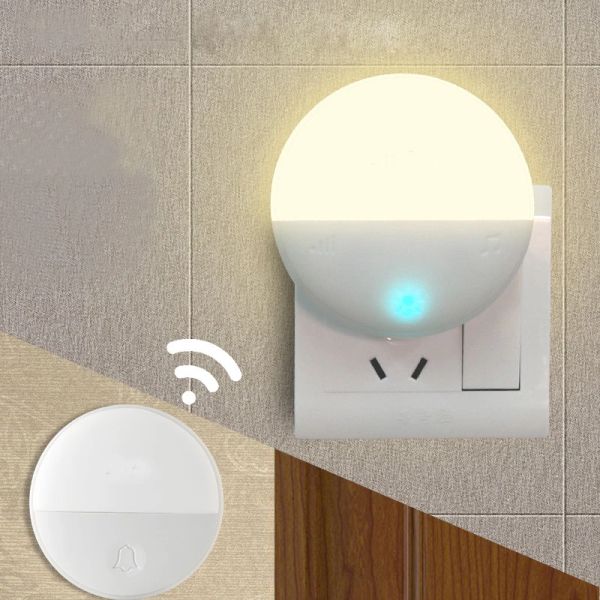 Campanello smart night luce wireless campanello wireless senza batteria porte impermeabile 45 chimes casa porta casa residenziale