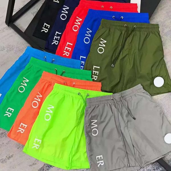 2024 Designer francês Shorts Mente de verão de verão de verão de maiô rápido Home Home Alphabet Print Beach Resort Asiático 5588Ess