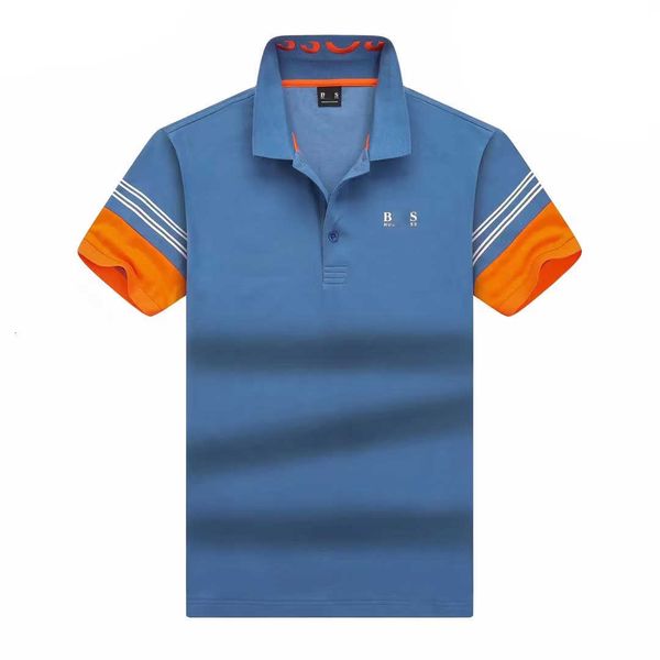 Designer Polo Shirt Mens Polos Tshirt chefes Moda marca de luxo Camiseta comercial Camiseta de golfe pura algodão respirável Mangas curtas T camisetas 2024 Summer Top Va42