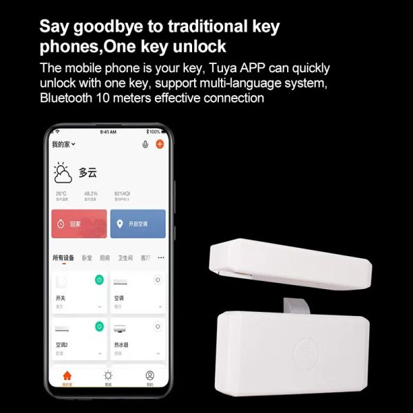 Lock Tuya Unsichtbarer Sensor Lock IC Kartschublade Digitaler Schrank Elektronische Schlösser für Kleiderschrank Möbel Hardware Smart Antitheft Lock