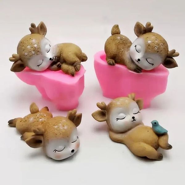 3d Sleeping Deer