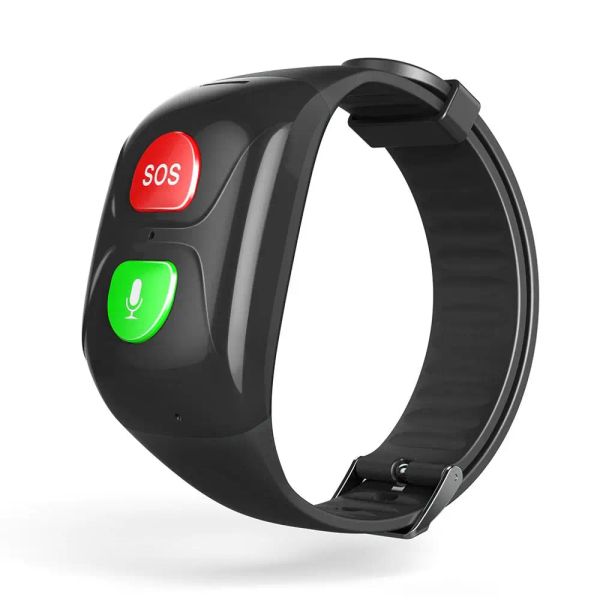 Braccialetti anziani SOS bracciale intelligente orologio intelligente Bluetooth Informazioni GPS spingite il monitoraggio del sonno cardiaco Monitoraggio antilost orologio da polso