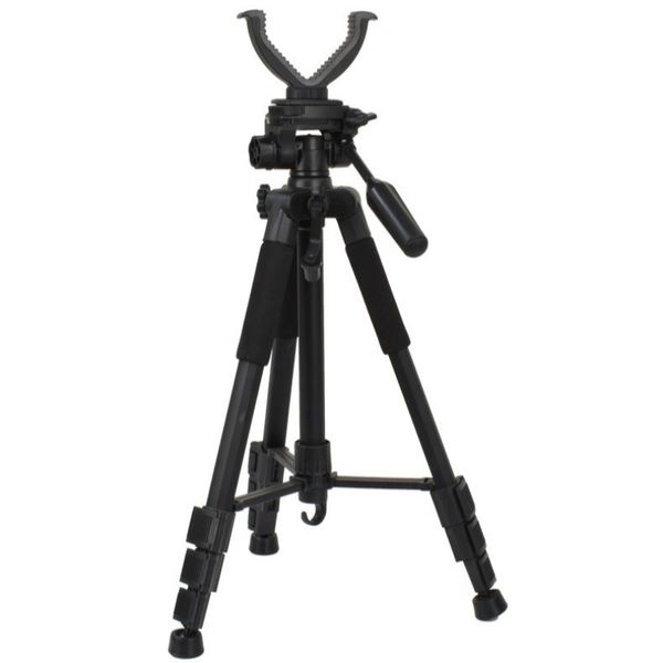 1 8 metre atış ve av desteği teleskopik alüminyum alaşımlı dış mekan uygulaması ile tripod, teleskopik parantez iniş