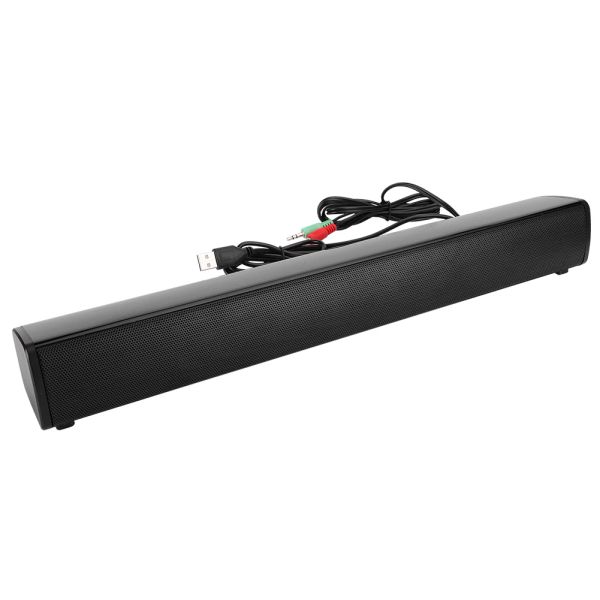 Hoparlörler bilgisayar hoparlörleri ses çubuğu USB kablolu masaüstü tam stereo hoparlör PC dizüstü bilgisayar LED/LCD monitörü için 3.5mm ses girişi ile