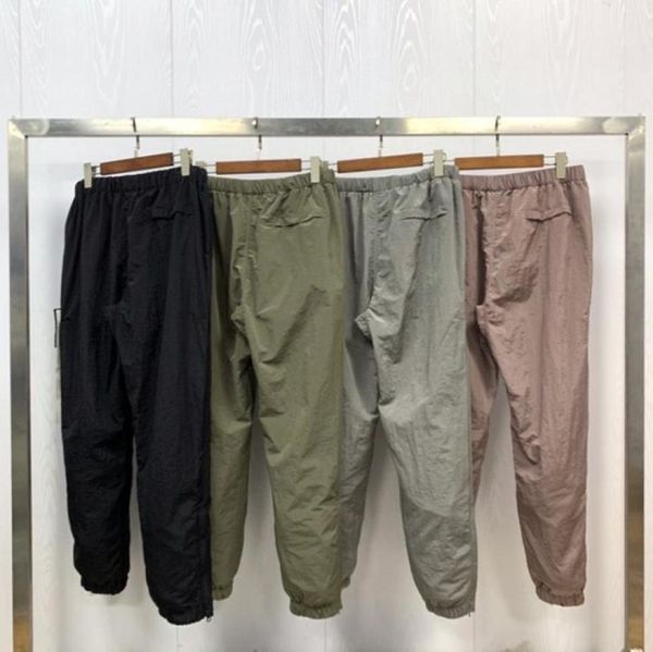 pantaloni da jogging riflettente in metallo men039