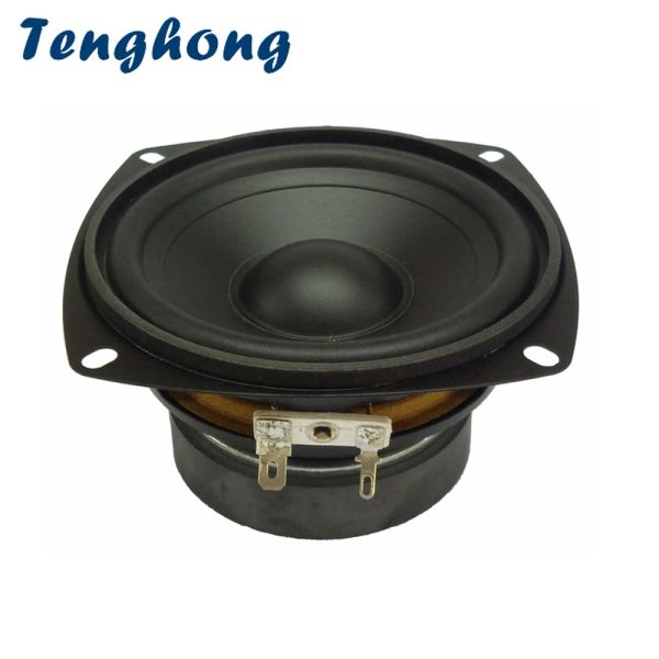 Alto -falantes Tenghong 1pcs 4 polegadas de 4 polegadas Waterrange WooFer Speaker 4/8ohm 30w Banheiro ao ar livre Audio Bass Speaker Unidade Loudspeaker