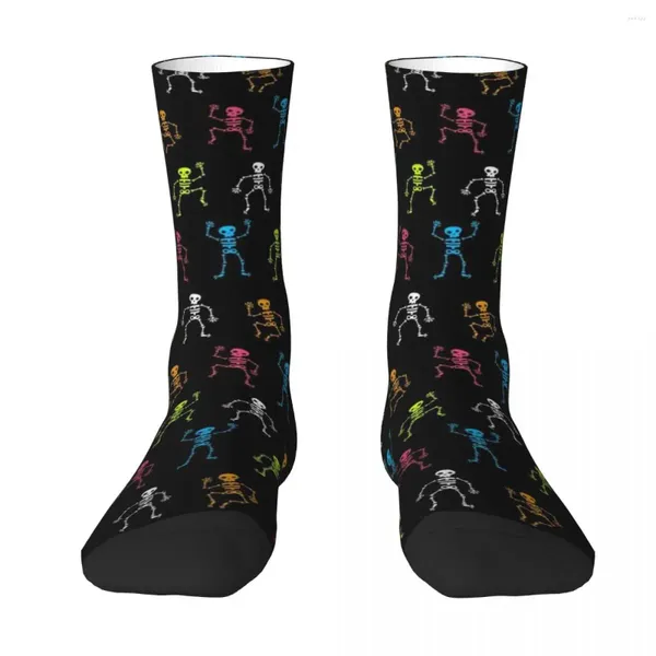 Erkek Çoraplar Renk Kafatası Punk Serin Moda Erkek Erkek Kadınlar Sonbahar Çorapları Harajuku