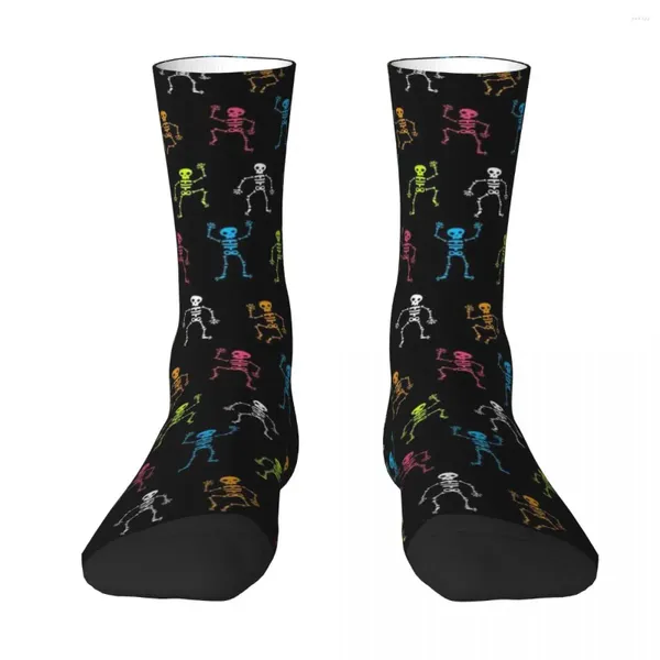 Herrensocken Farbe Schädel Punk coole Mode Männliche Männer Frauen Herbststrümpfe Harajuku