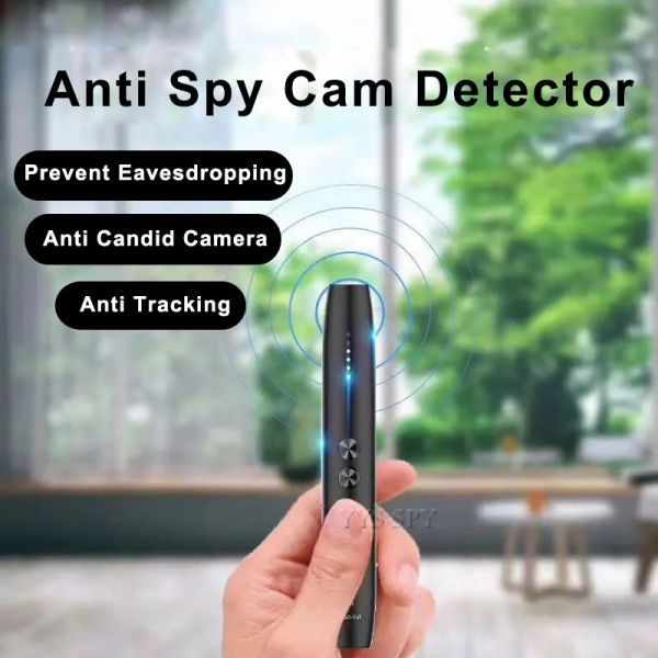 Rilevatore Anti nascosto Rilevatore di telecamera Protezione Sicurezza Penna RF Segnale RF Enterdropping Cam Spy Gadgets Wireless GSM GPS Audio Bug Finder