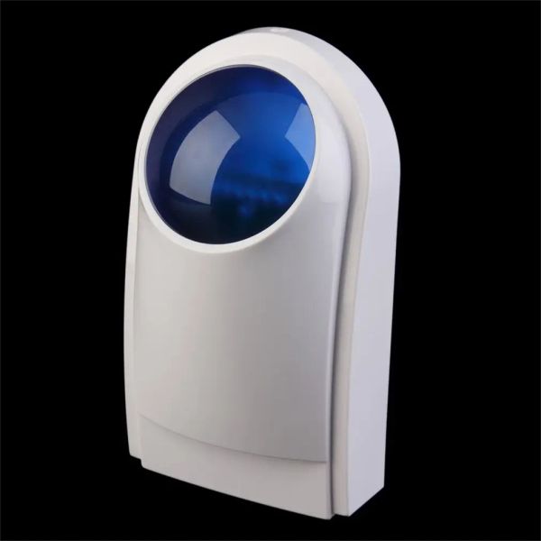 Sistema de alarme de segurança do detector para wif gsm pstn home wireless externo impermeável estroboscópio de 105db sirene de alarme flash