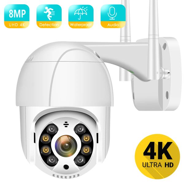 Sistema Besder 4K 8MP 5MP Ultra HD PTZ IP CAMERA AI Rilevamento umano Wifi Security Camera Tracciamento automatico P2P Video Surveillance