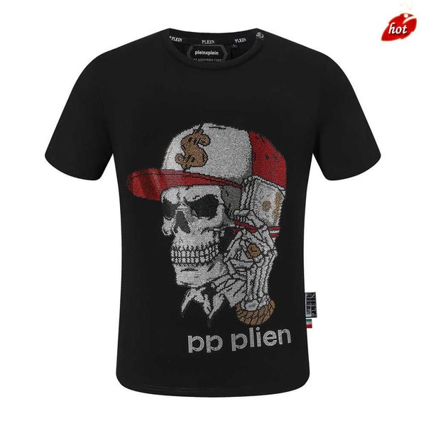 PLEINXPLEIN PP Mens camisetas originais Design Summer camisa Plein T-shirt Skulls Skulls Skulls Padrão de manga curta 2066 Color PO70