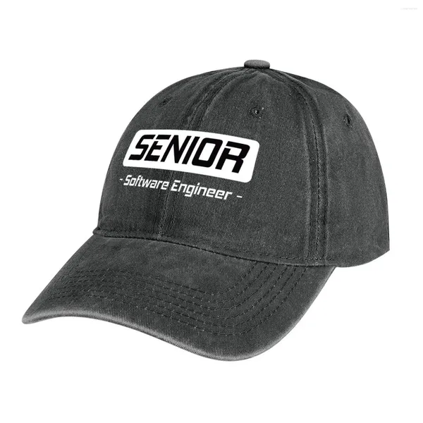 Berets Senior Software Engineer (Black) Cowboy Hat Military Tactical Cap für Männer Frauen