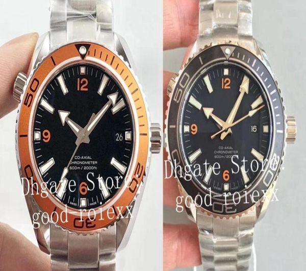 455 mm da uomo Cal8500 Muovo di movimento Cal8500 Guarda gli uomini vs immersione in fabbrica 600m orologio Assiale Liquidmetal Ocean Sapphire Eta Superlumed WRI5742774