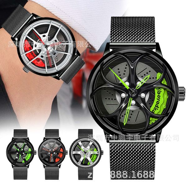 66 Wheel de quartzo Wheel Waterspert's Watch Car Creative Watches 17