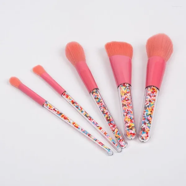 Макияж кисти Candy Color Set Fluffy Kabuki Brush Eye Cosmetic Kit Wabs Hair Soft Shadow Tools