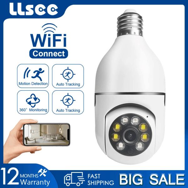 Kameralar Llsee HD 3MP Kablosuz WiFi IP CCTV Kamera 360 Derece Döndürme ve Işık Sızdırım Kablosu Yilot PTZ Tam HD Gece Görüşü