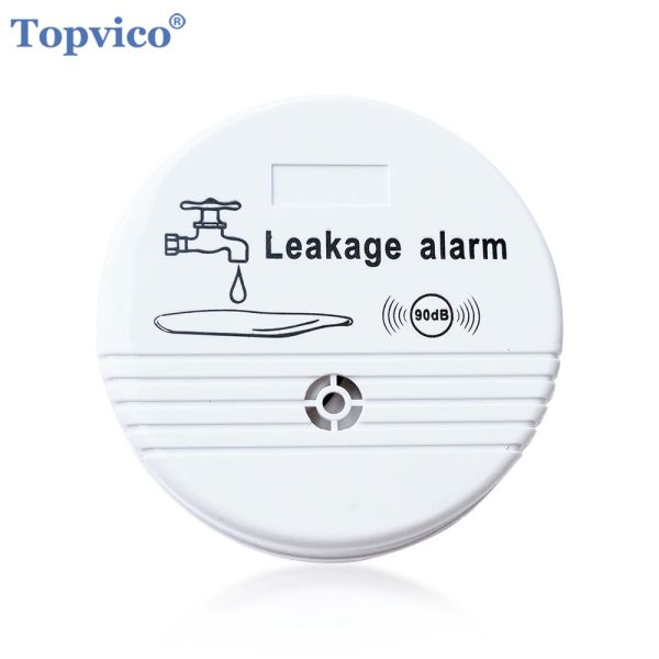 Detector vazamento de água alarme sensor detector 90db Voz Wireless Work Somente o sistema de alarme de segurança de home alarm de água Sistema de alarme