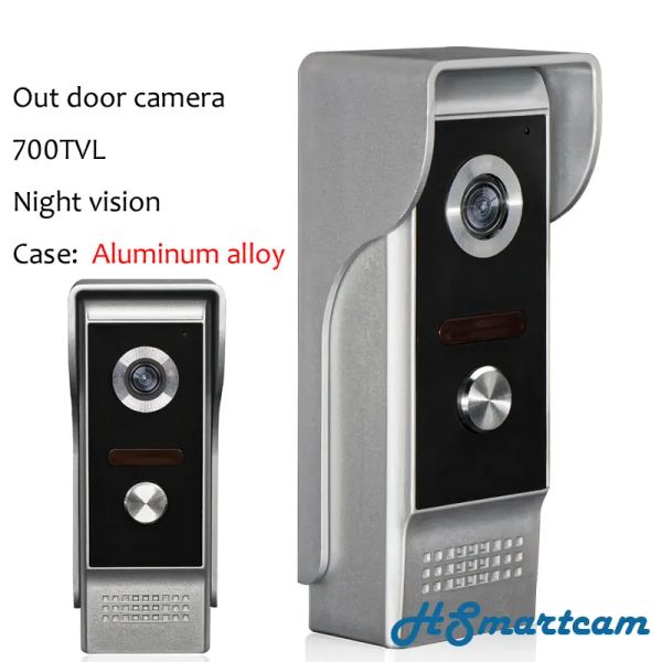 Kapı Zilleri Yeni Ev Güvenliği Kapı Kamerası 700TVL Gece Görüşü (Case Alüminyum Alaşım) Video Intercom için Kapı Antili Sistemi Kapı Telefon Zili