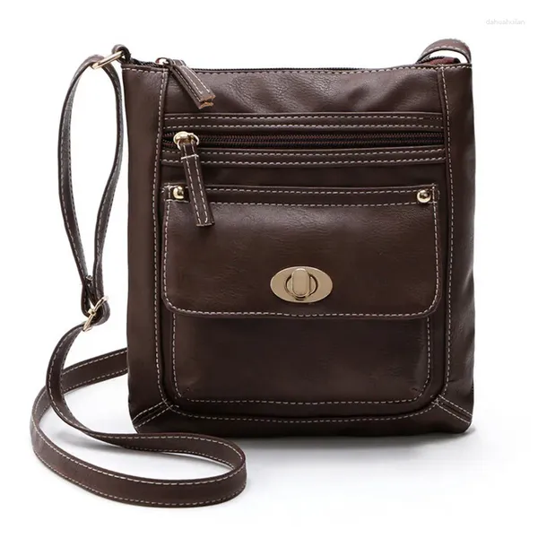 Omuz çantaları 2024 Kadınlar Crossbody Bag Ladies el küçük çanta habercisi Swift Lock Bolsa Feminina Satchel