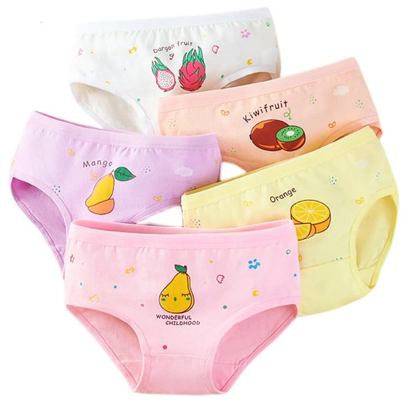 4PCS Girls Cotton Shorts Kinder Unterwäsche Prinzessin Girl Druck Höschen KOUDS KOMPLETTE HUPTEN BESTEHMEN