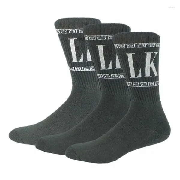 Herrensocken 3 Paare Männer Hip Hop lk dicke Baumwoll -Reiche