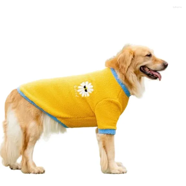 Собачья одежда осень зимняя щенка наряды золотой ретривер Лабрадор Самудский теплый толстов
