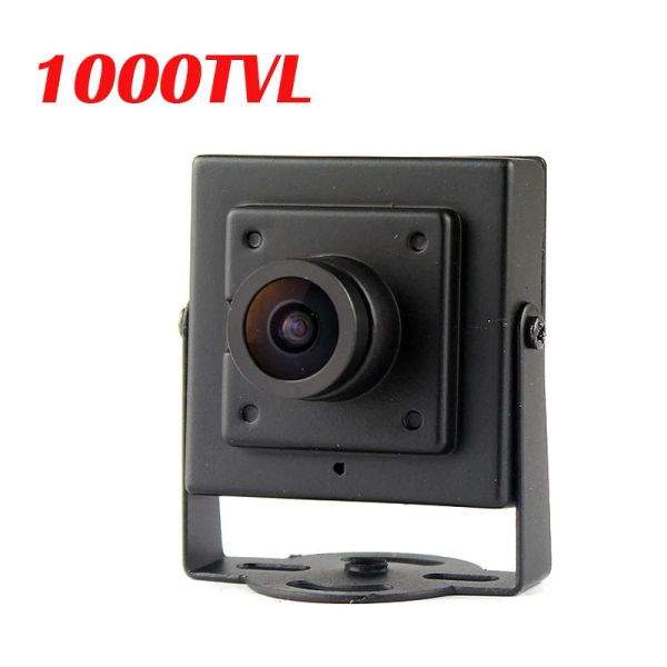 Câmeras 1000tvl CMOS Wired Mini Box Micro CVBS Câmera de segurança CCTV com lente de Metal Body 3,6mm