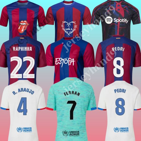23 24 Lewandowski Gavi Barcelonas Fußballtrikot