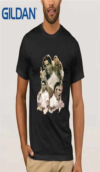 Дизайнерская футболка DIY Стиль стиль Надаль Федерер Джокович четыре гигантских персонализированных футболок T -рубашки Men039s