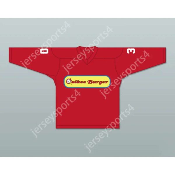 GDSIR Custom Red Tenor Brothers 30 Quikee Burger Jersey de hóquei alternativa preso em você novo ed top s-m-l-xl-xxl-3xl-4xl-5xl-6xl