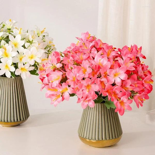 Flores decorativas para casa simulação floral
