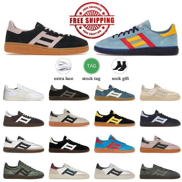 Designer Spezial Casual Shoes Handball Spezenials Bauhaus Core Black Clear Pink Gum Yellow Bright Blue Wales Bonner Männer Frauen kostenlos Versandschuhe Trainer Dhgate Dhgate