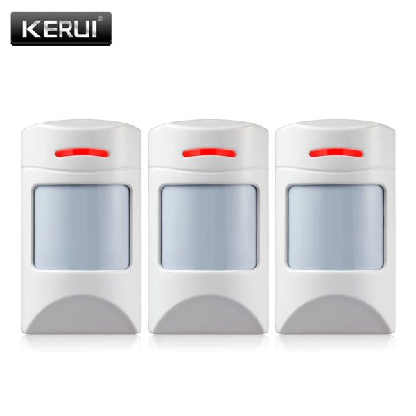 Детектор Kerui Antipet Detector Detector Home Security Wireless 433 МГц животных иммунный инфракрасный датчик для G18 W18 W20 K52 Система аварийного сигнала