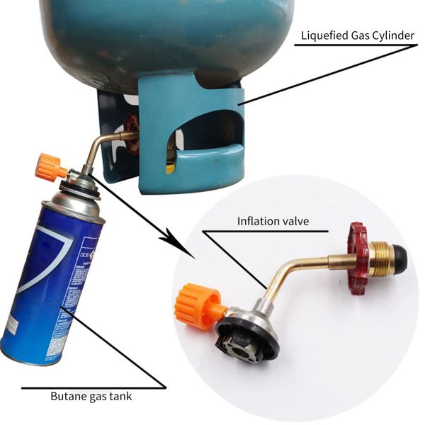 Forniture a gas per esterno Iiazione vae cilindro a gas iate kit a gas Adattatore Acceinta di cilindri Accessori VAE CAMPAGGIO