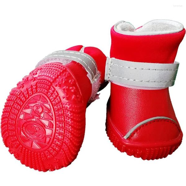 Abbigliamento per cani Legendog 4pcs Scarpe invernali carine stivali da cucciolo impermeabile calzature per bootie per animali