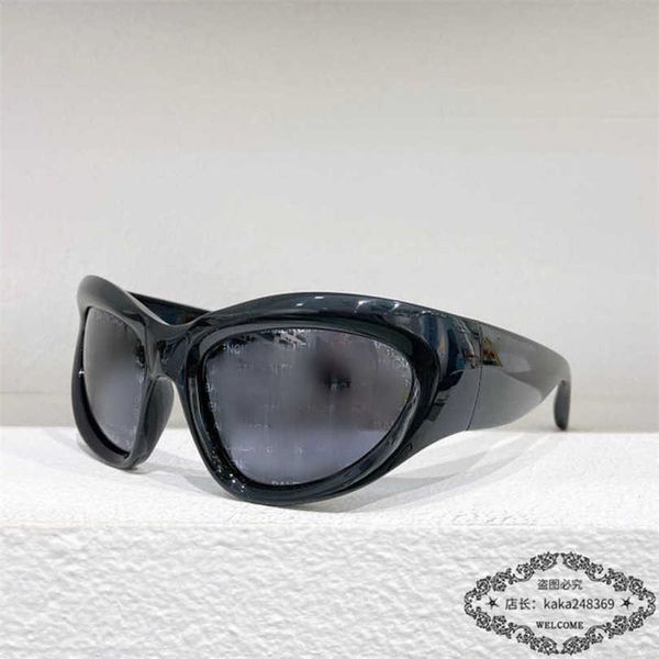 2024 Designer moda novo designer de luxo Família de luxo B PLACA OVAL DE PLACA Oval Sunglasses